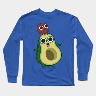 Happy avocado mother Long Sleeve T-Shirt